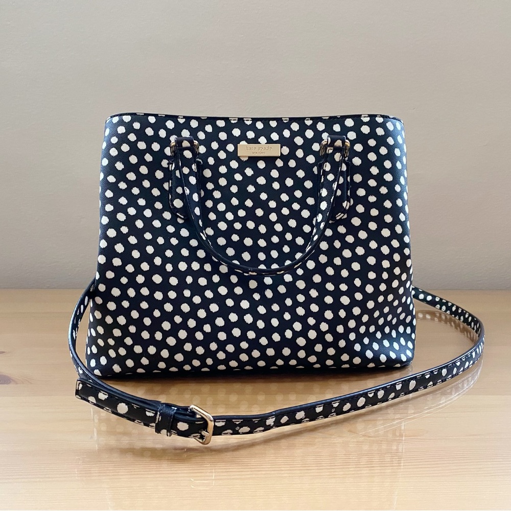 Kate Spade New York Laurel Way Printed Dot Evangelie Satchel